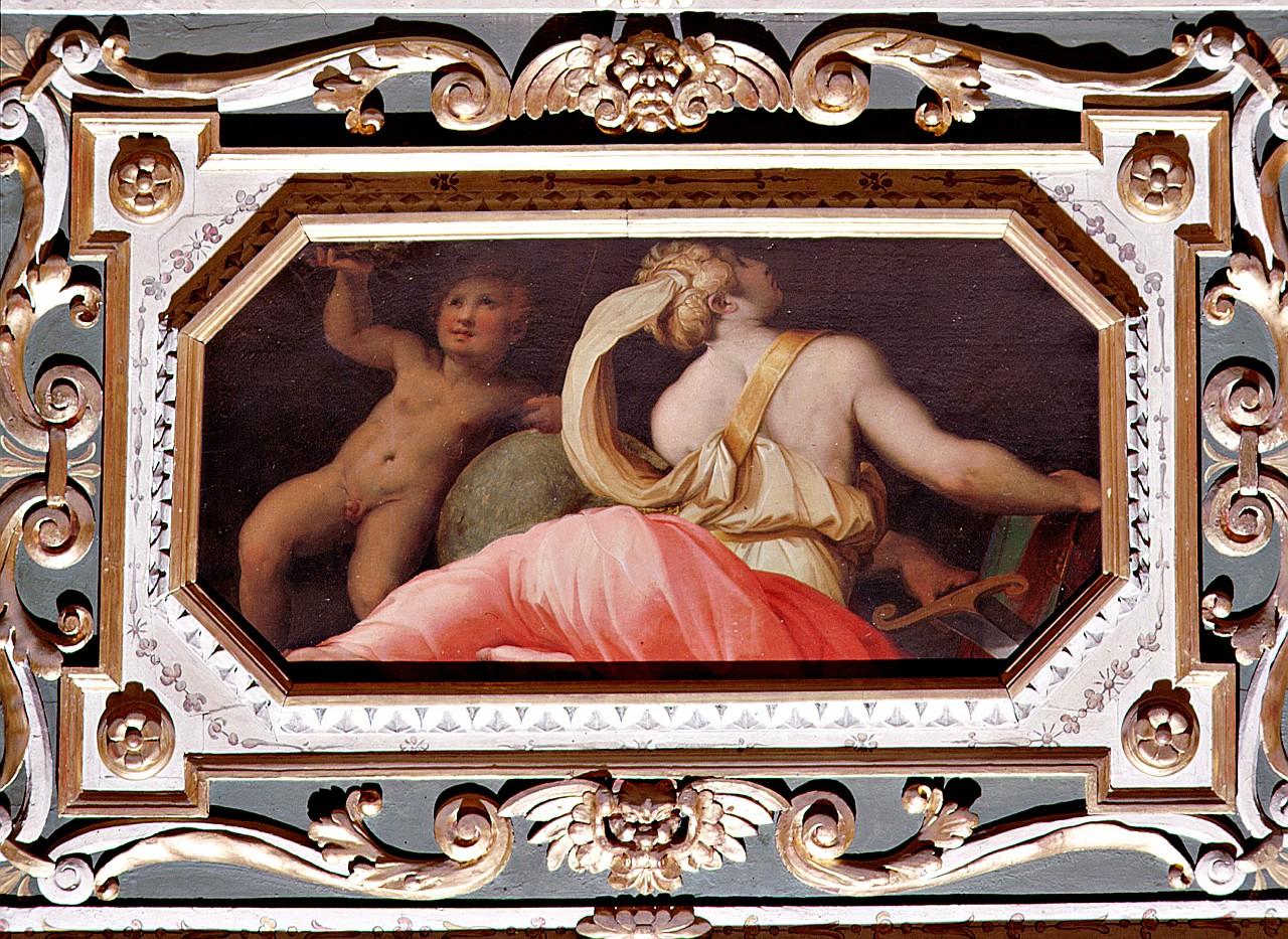 allegoria della Giustizia (dipinto) di Vasari Giorgio, Van der Straet Jan detto Giovanni Stradano (sec. XVI)