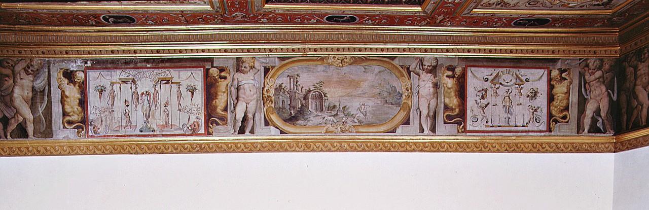 ratto di Europa (dipinto) di Marchetti Marco detto Marco da Faenza (sec. XVI)