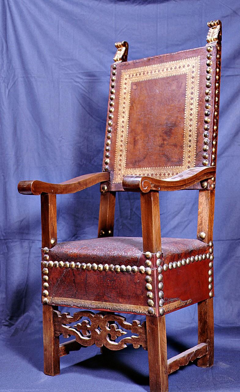 seggiolone, serie - bottega fiorentina (ultimo quarto sec. XVI)