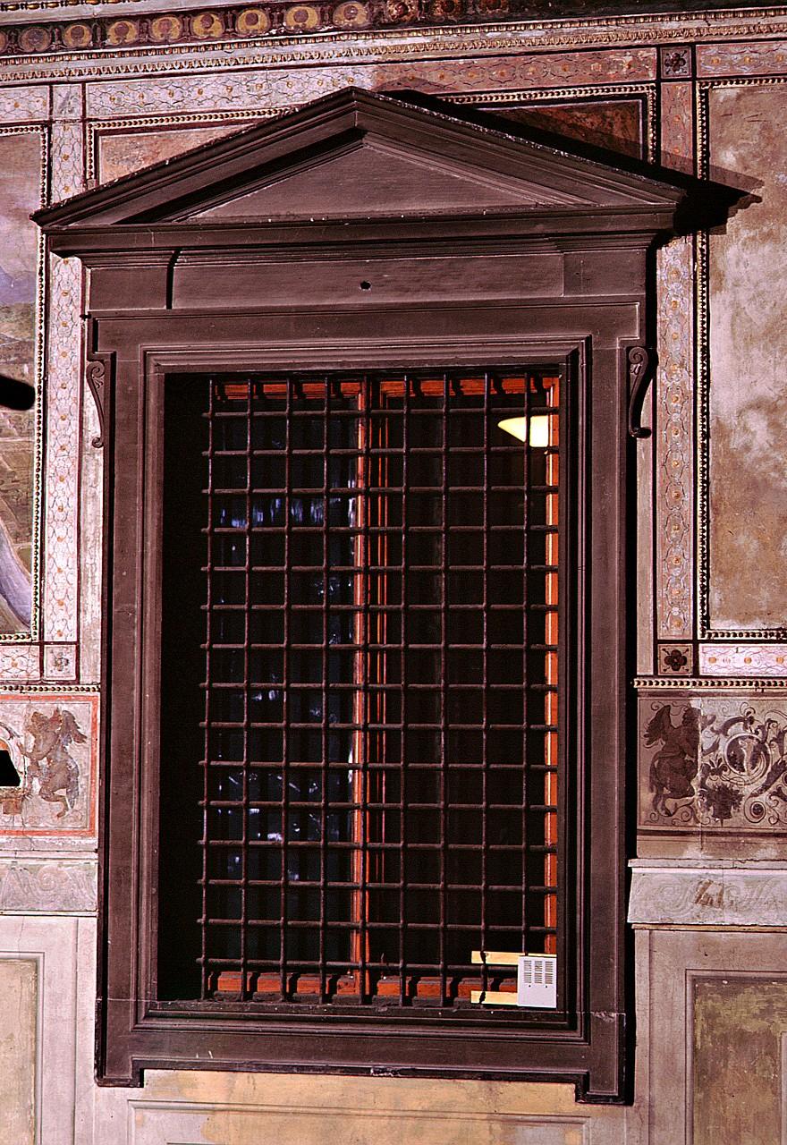 mostra di finestra di Vasari Giorgio - bottega fiorentina (sec. XVI)