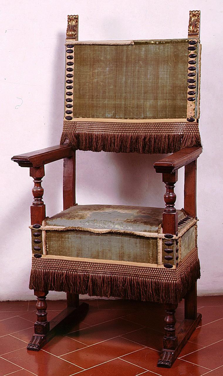 seggiolone, serie - bottega fiorentina (?) (secc. XVI/ XVII)