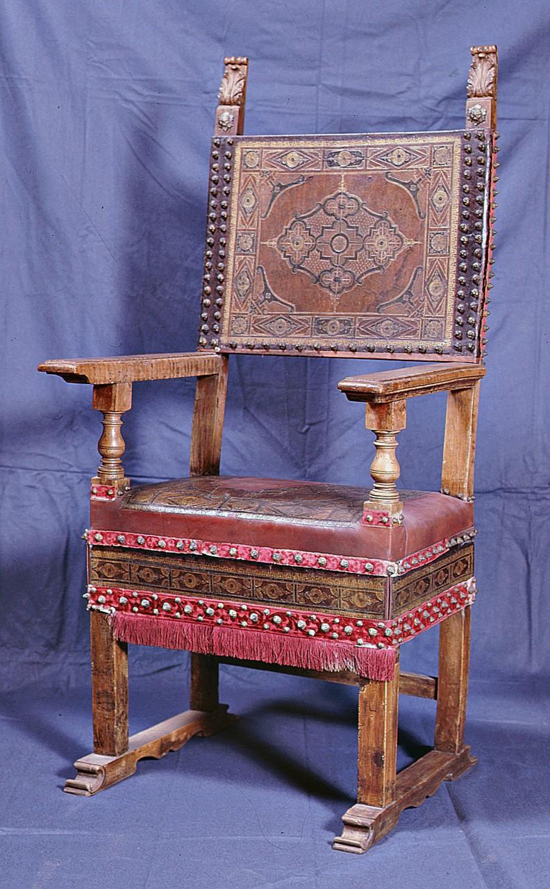 seggiolone - bottega fiorentina (ultimo quarto sec. XVI)