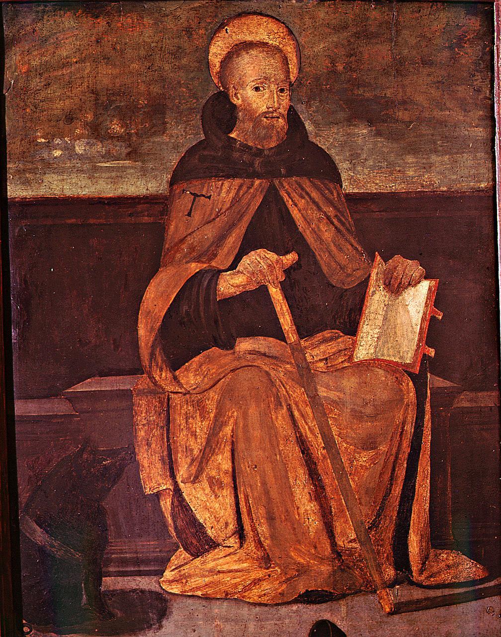 Sant'Antonio Abate (dipinto) di Bernardino d'Antonio del Signoraccio (attribuito) (sec. XVI)