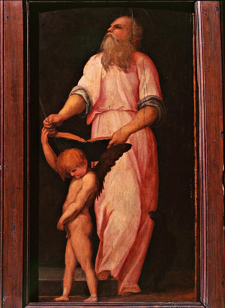 San Giovanni Evangelista (dipinto) di Carucci Jacopo detto Pontormo (sec. XVI)