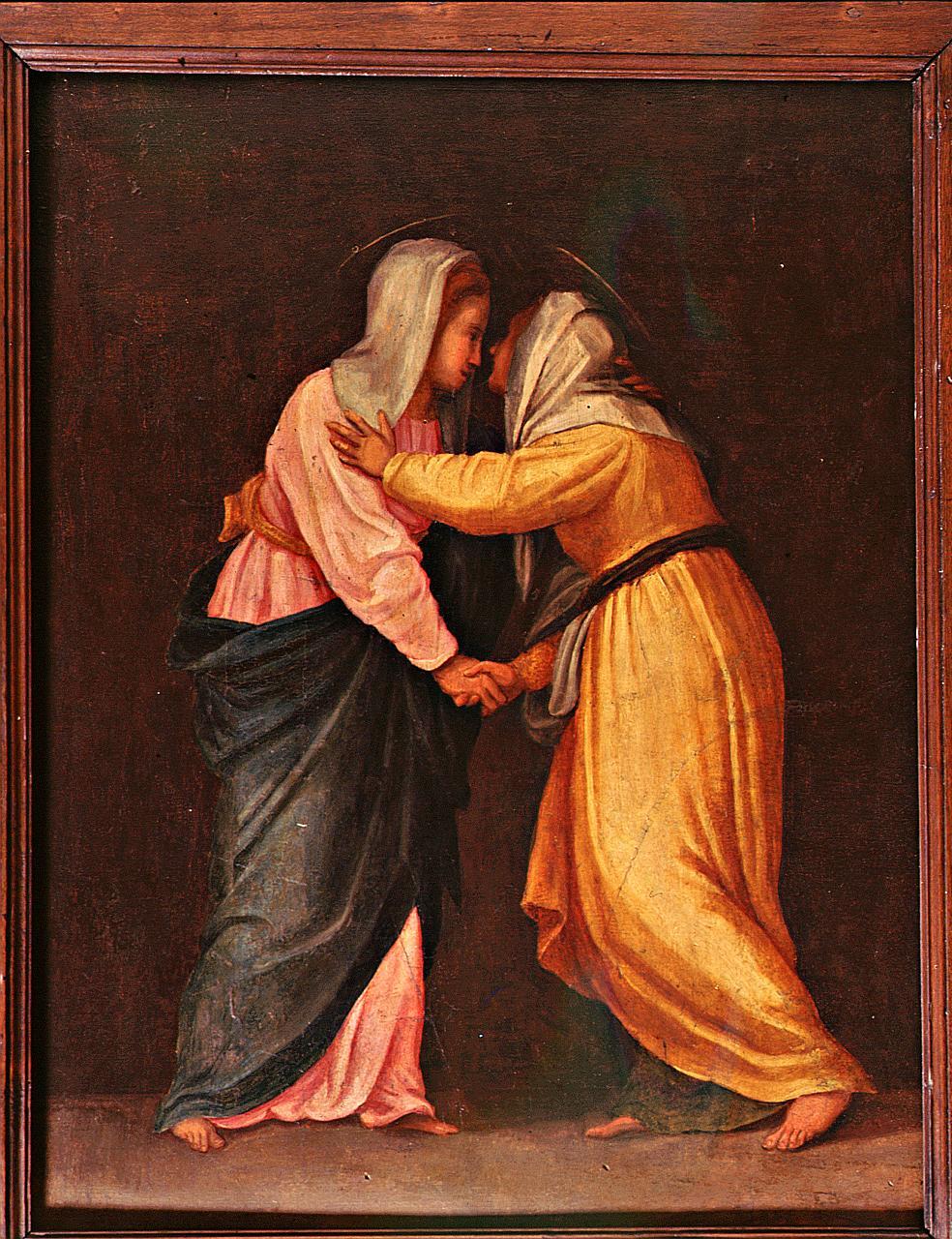 visitazione (dipinto) di Carucci Jacopo detto Pontormo (sec. XVI)