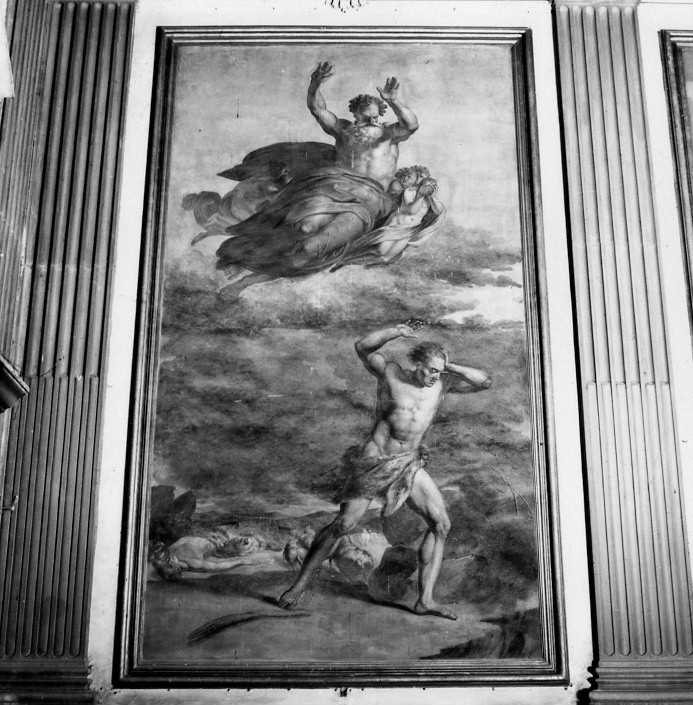 maledizione di Caino (dipinto) di Monti Niccolò (sec. XIX)