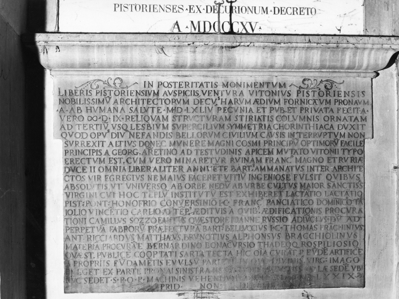 lapide - bottega toscana (sec. XVI)