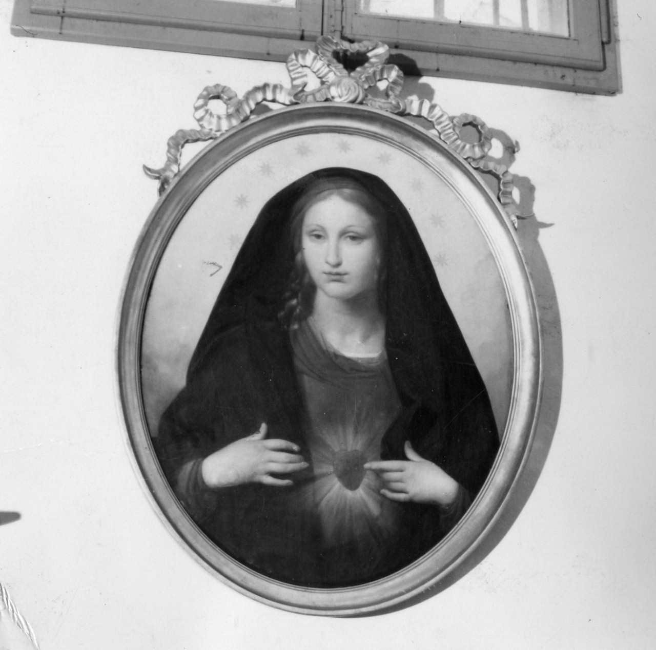 Sacro Cuore di Maria (dipinto) di Sabatelli Luigi (sec. XIX)