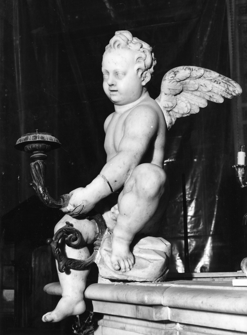 angelo reggicandelabro (statua, coppia) di Tacca Pietro (fine/inizio secc. XVI/ XVII)