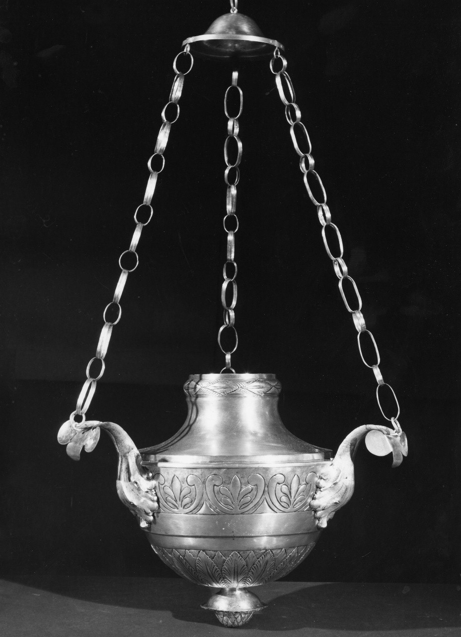 lampada pensile, serie di Guadagni Gaetano (bottega) (prima metà sec. XIX)