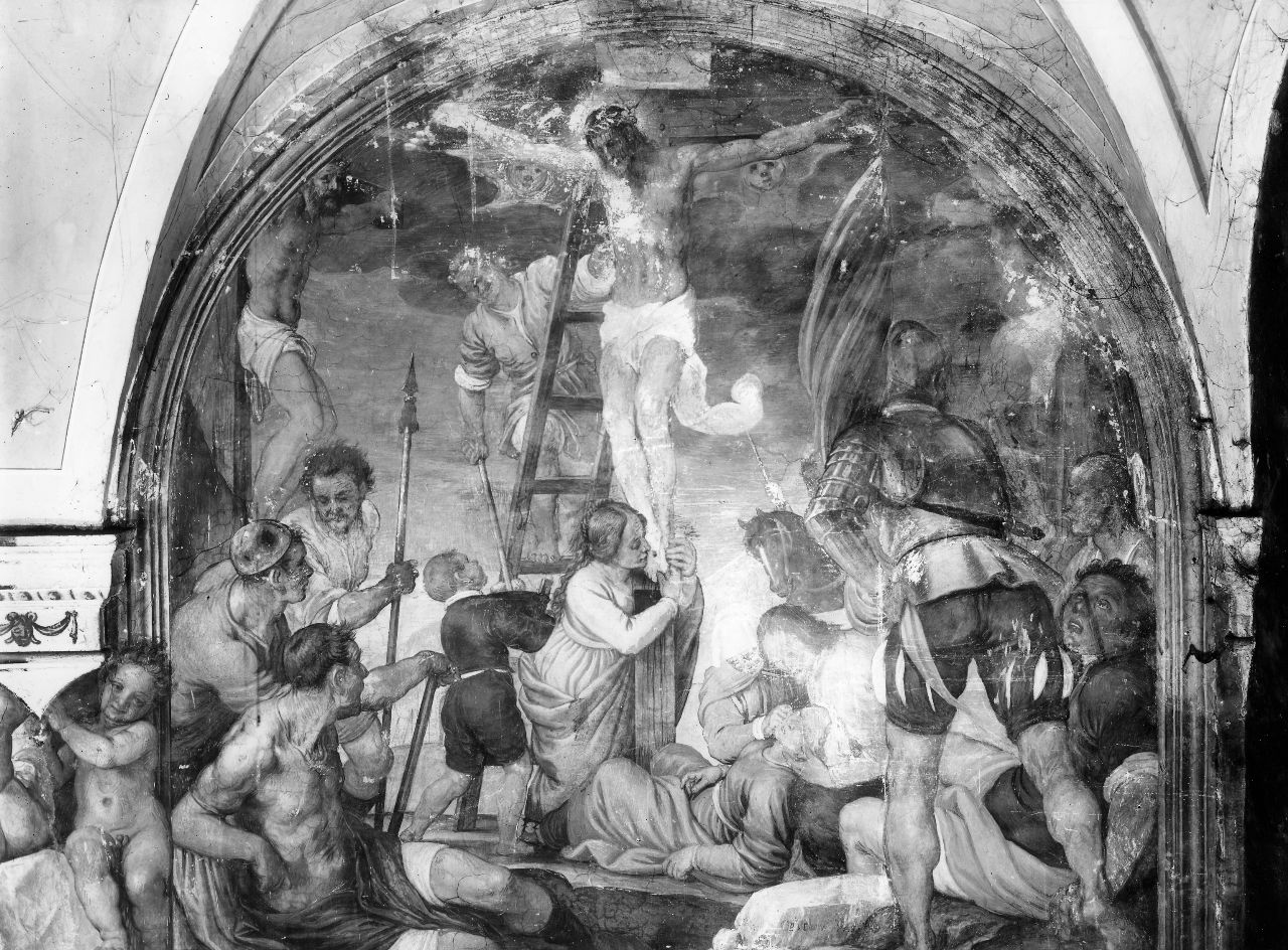 crocifissione (dipinto) di Cresti Domenico detto Passignano (sec. XVI)