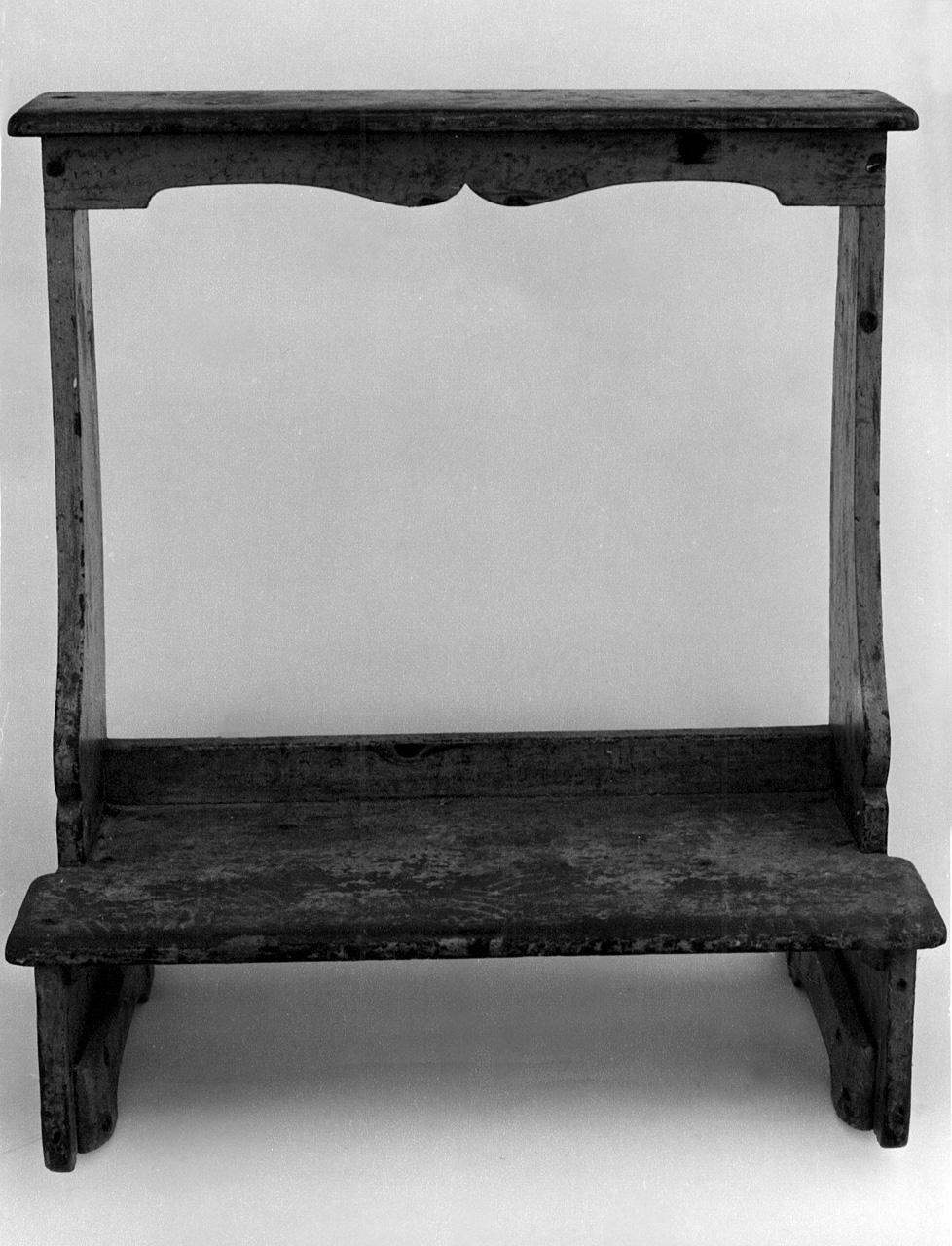 inginocchiatoio - bottega toscana (sec. XIX)