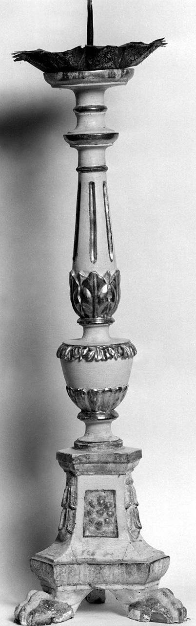 candeliere, serie - produzione toscana (seconda metà sec. XIX)