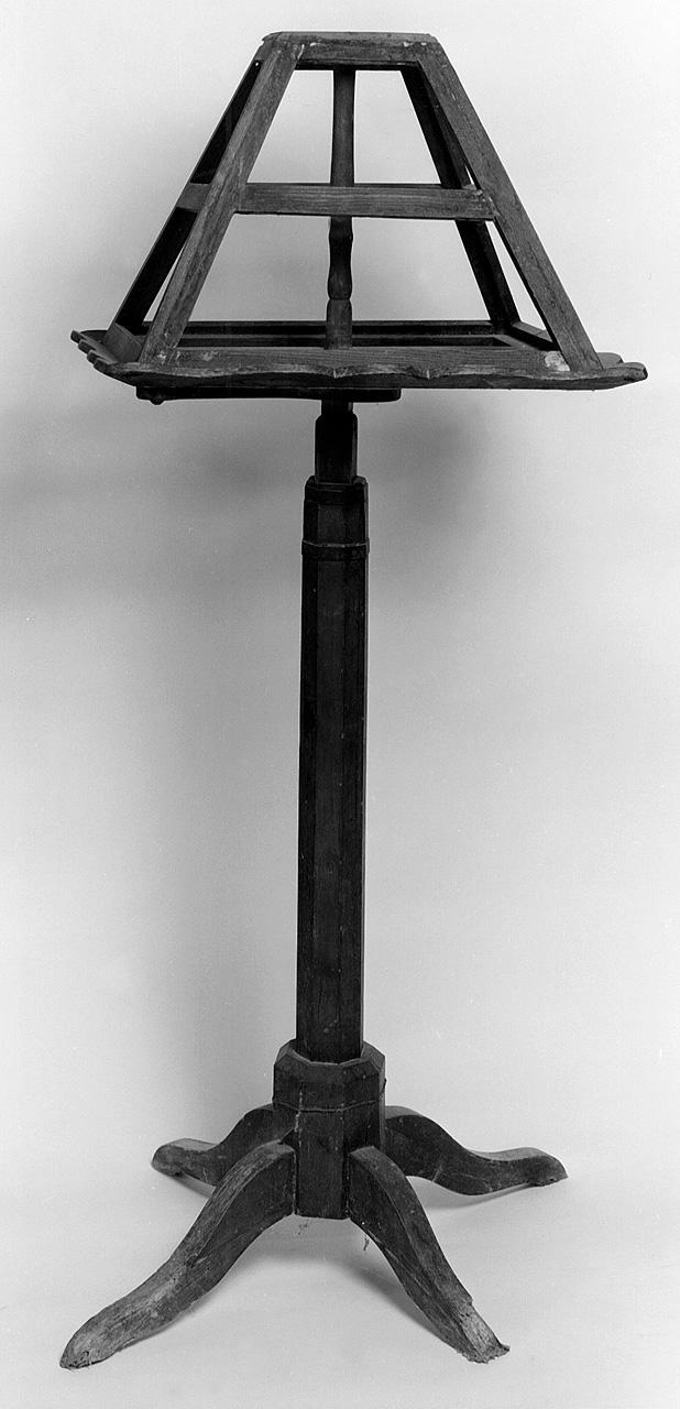 leggio - produzione toscana (seconda metà sec. XIX)