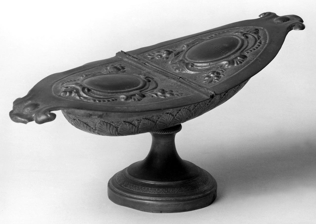 navicella portaincenso - bottega toscana (sec. XIX)