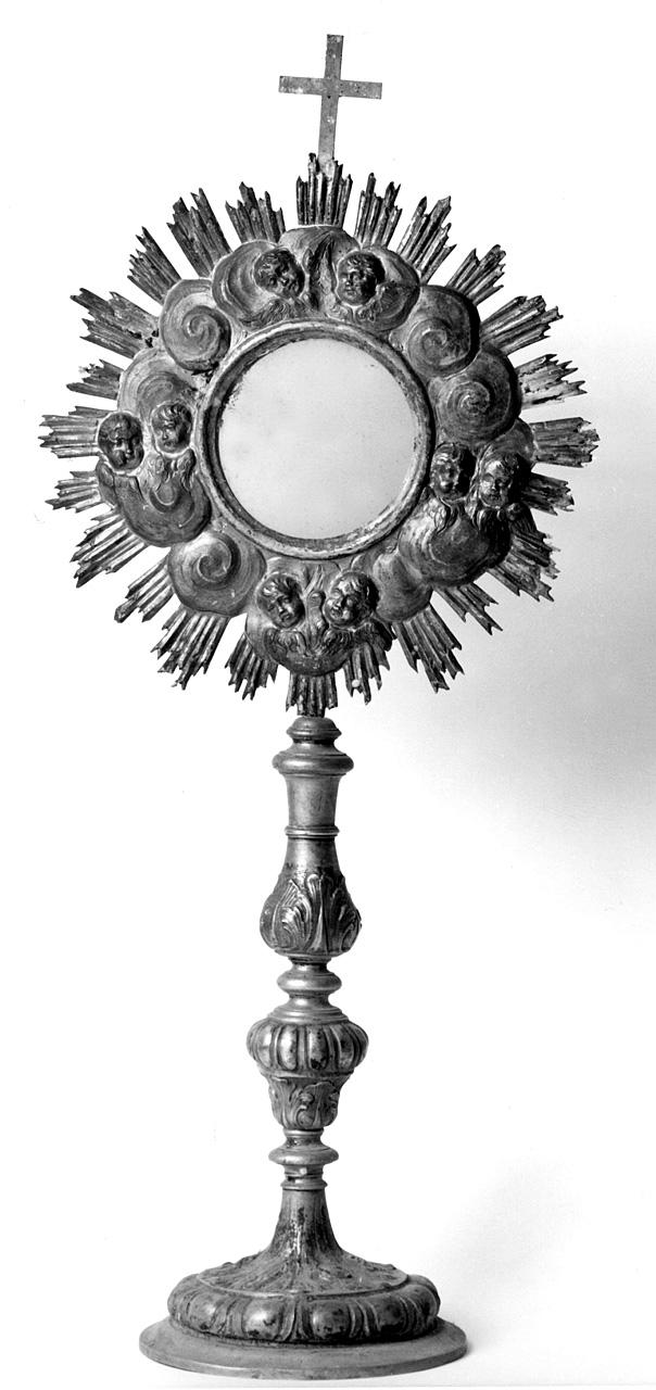 ostensorio - bottega fiorentina (primo quarto sec. XVIII)