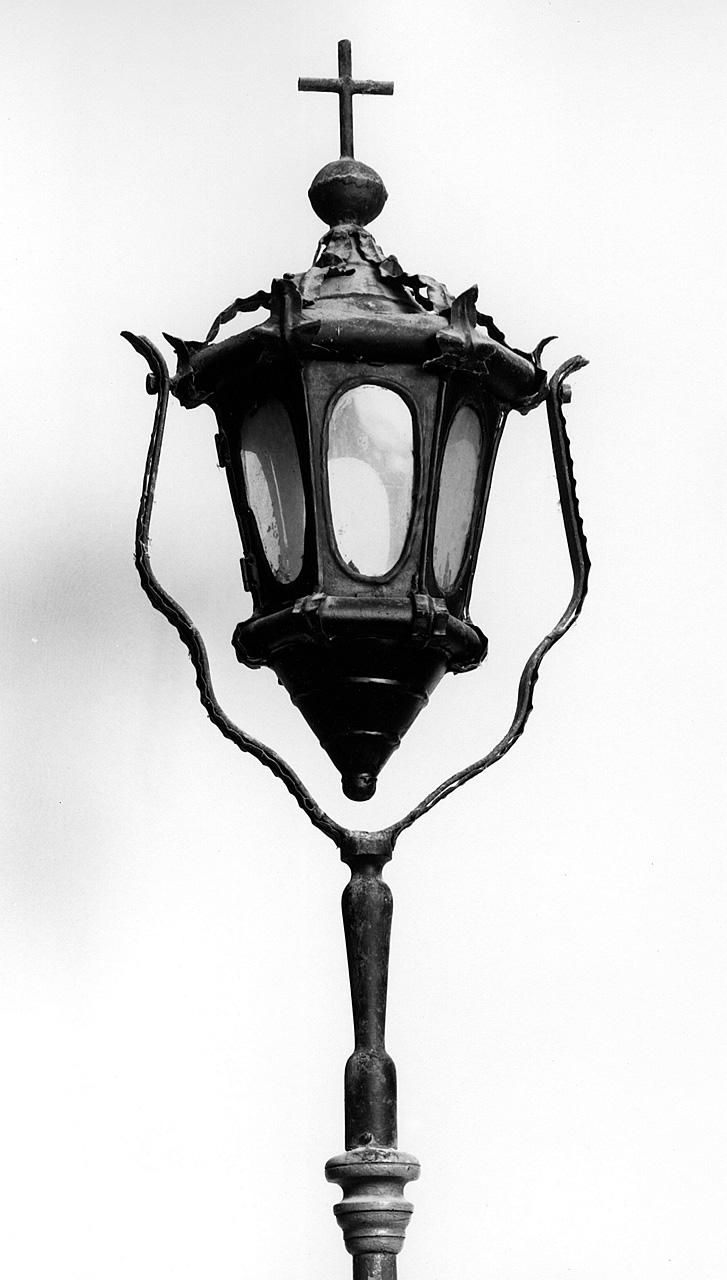 lanterna processionale, serie - produzione toscana (seconda metà sec. XIX)