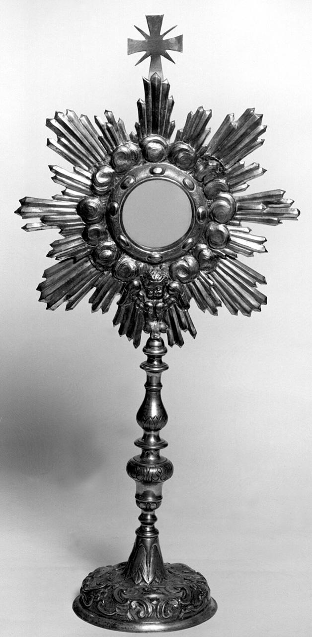 ostensorio - a raggiera - bottega toscana (seconda metà sec. XVIII)