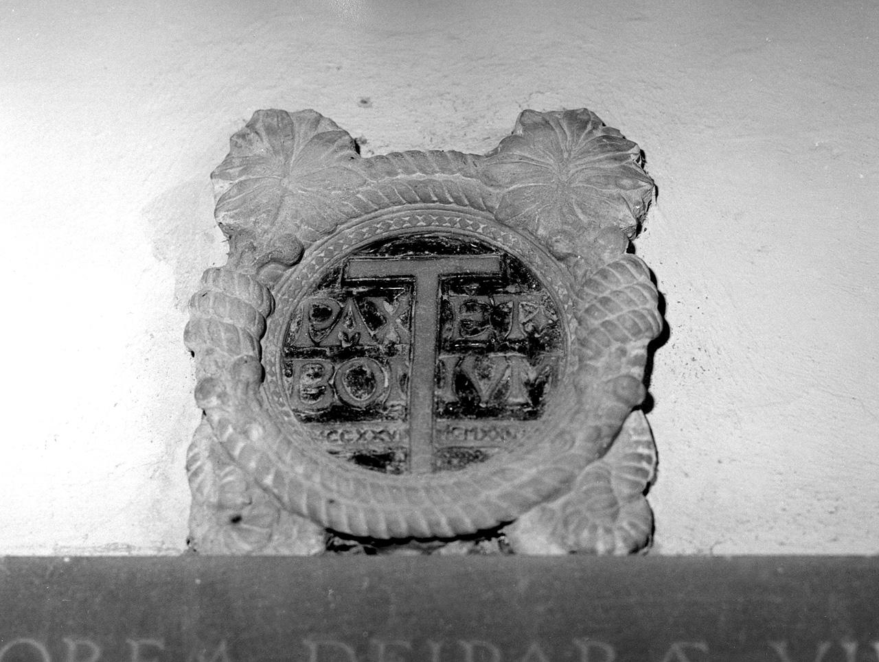 targa devozionale - manifattura toscana (sec. XX)