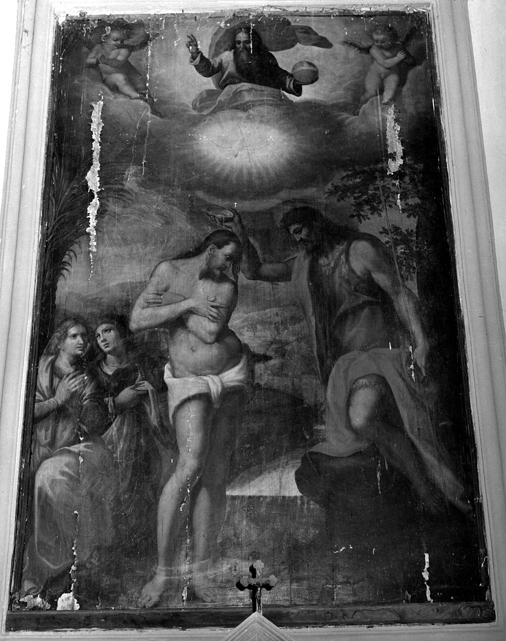 battesimo di Cristo (dipinto) - ambito toscano (seconda metà sec. XVI)