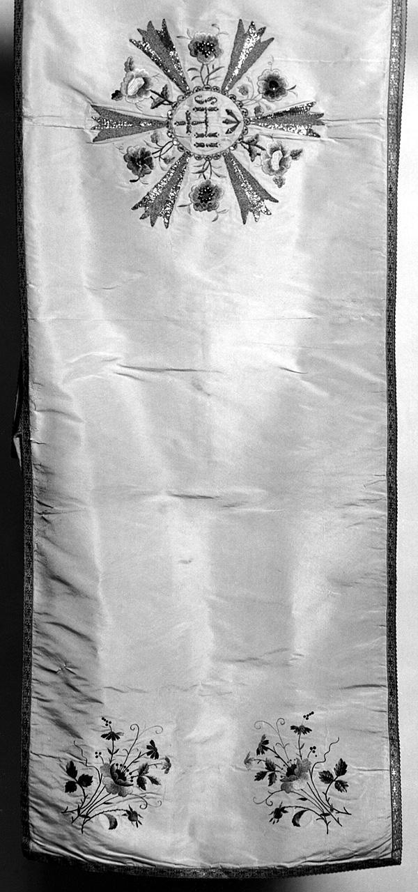 velo omerale, opera isolata - manifattura toscana (seconda metà sec. XIX)