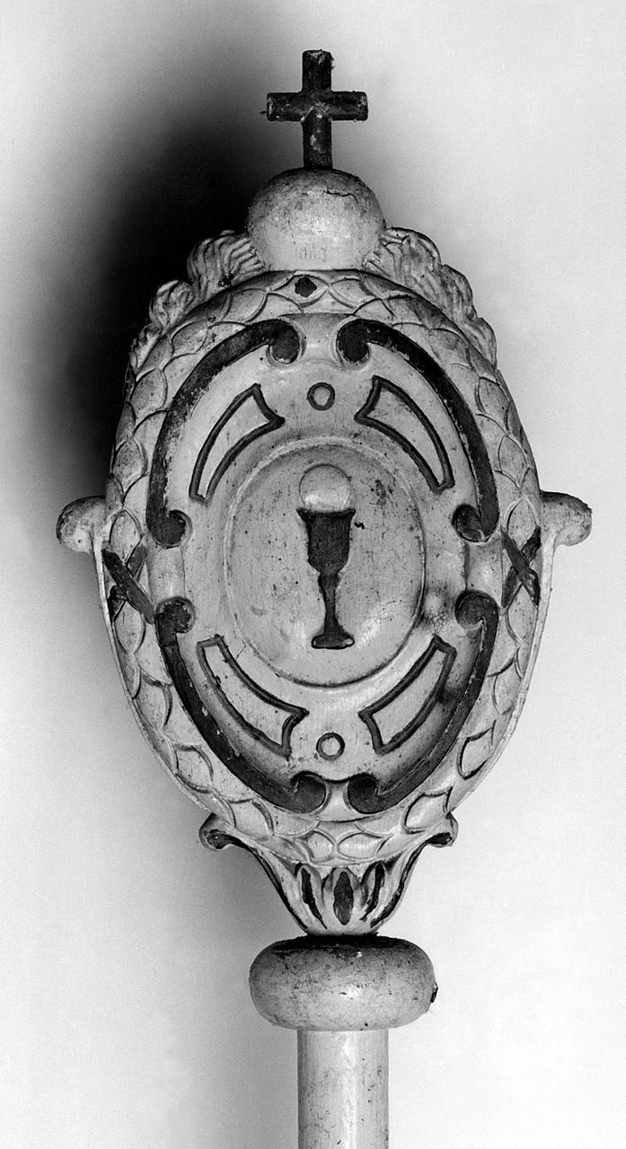 mazza processionale, serie - produzione toscana (sec. XIX)