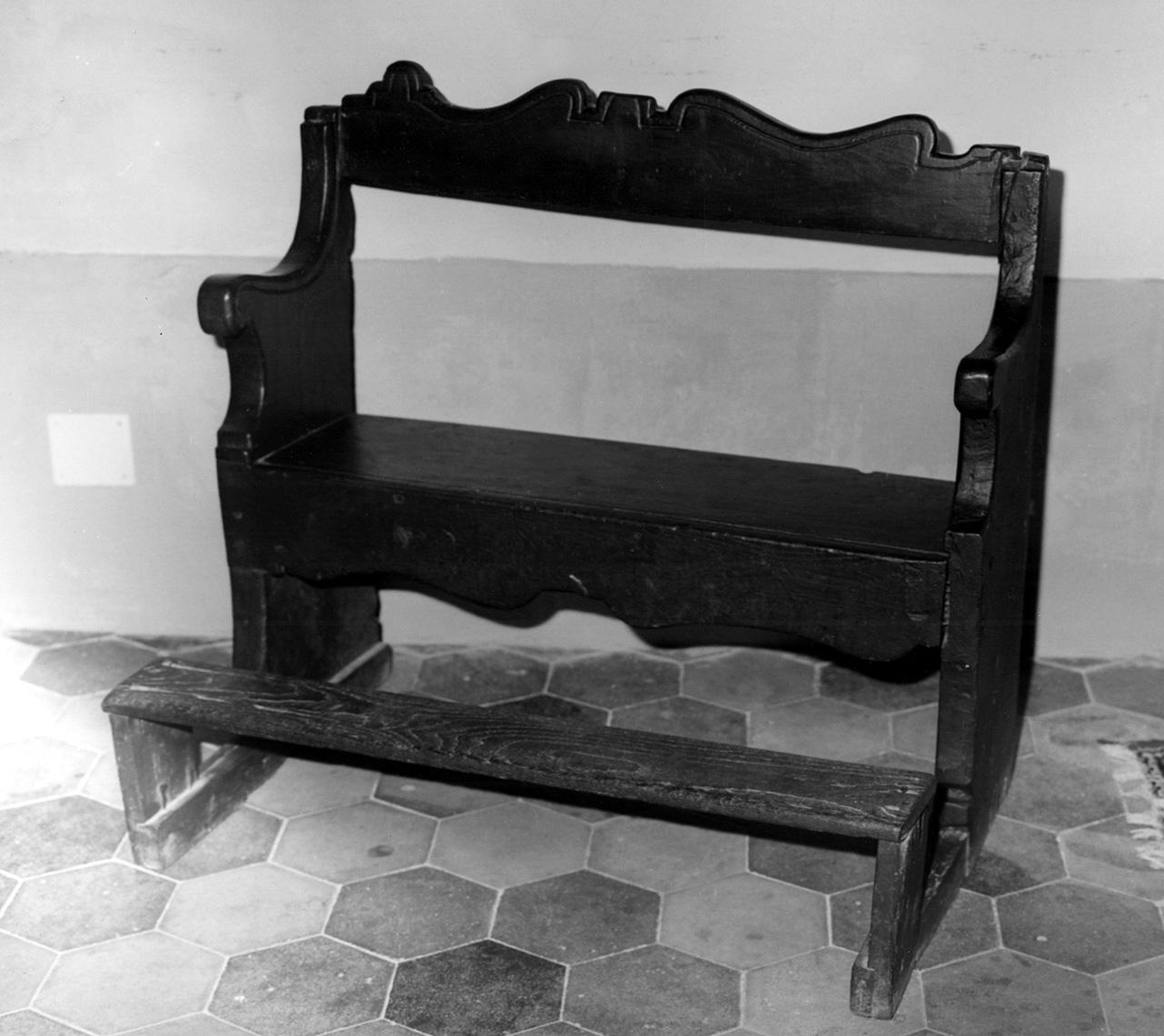 panca, serie - produzione toscana (prima metà sec. XIX)