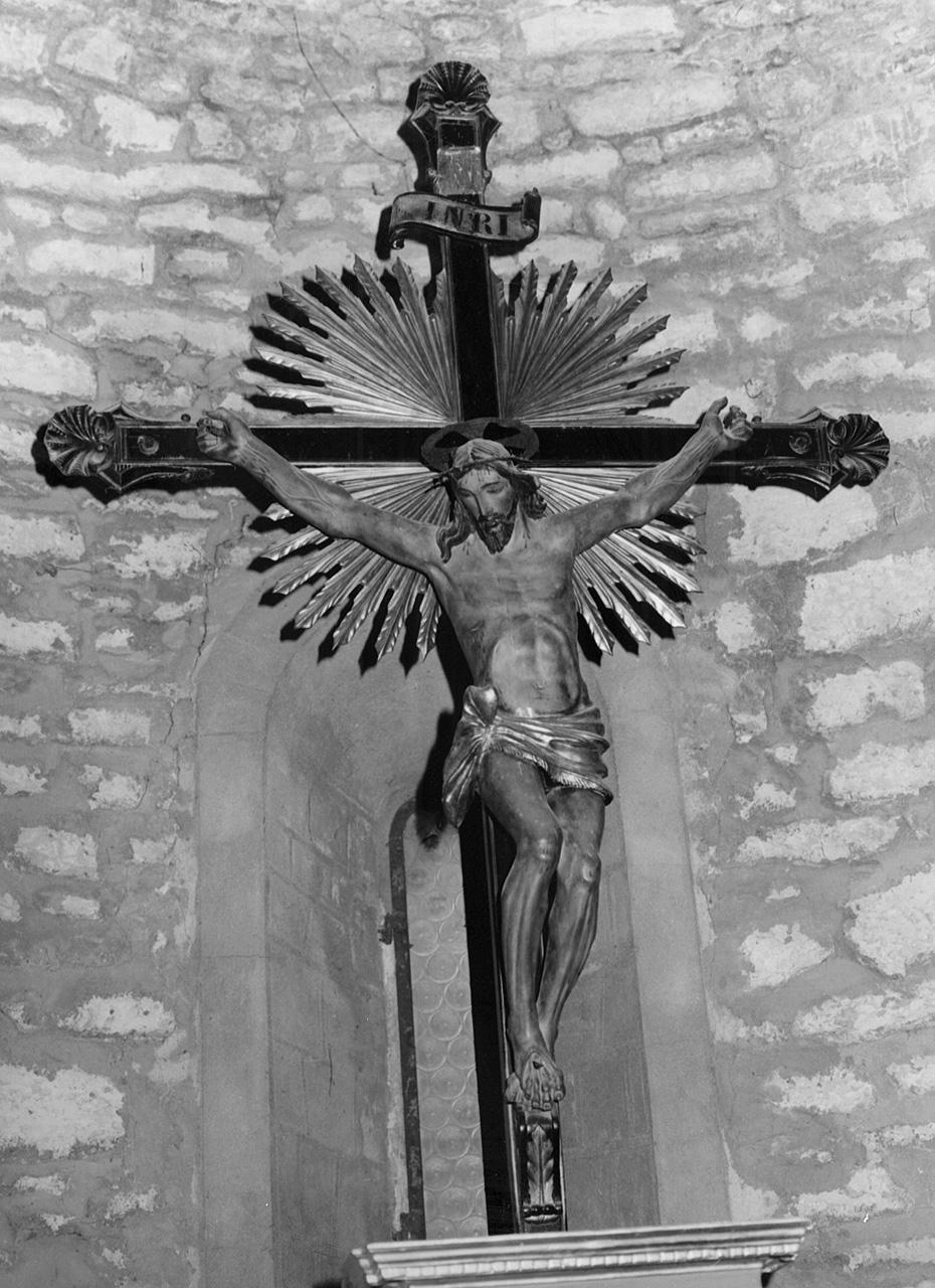 Cristo crocifisso (croce processionale) - produzione toscana (seconda metà sec. XVIII)