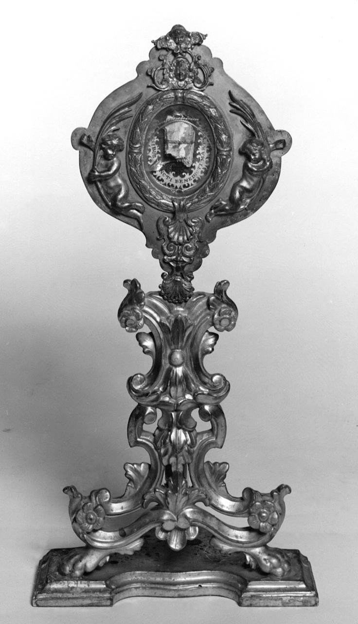 reliquiario - a ostensorio - produzione toscana (prima metà sec. XIX)