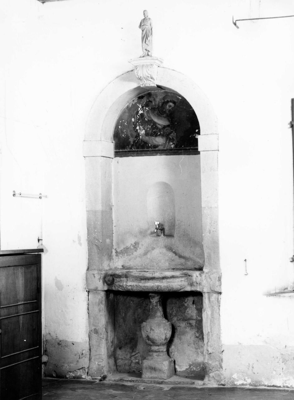 lavabo - produzione fiorentina (ultimo quarto sec. XVI)