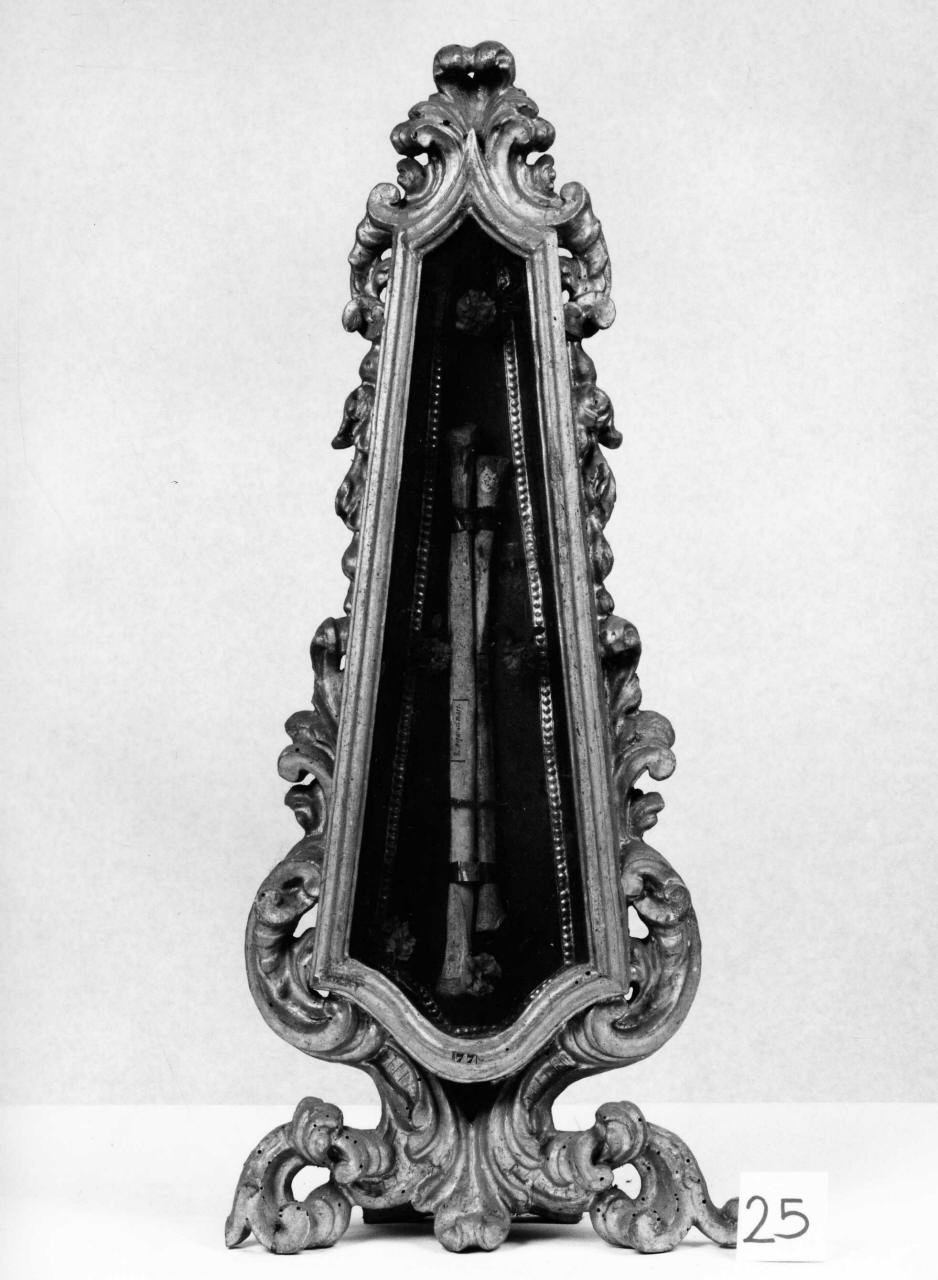 reliquiario - produzione toscana (seconda metà sec. XVIII)