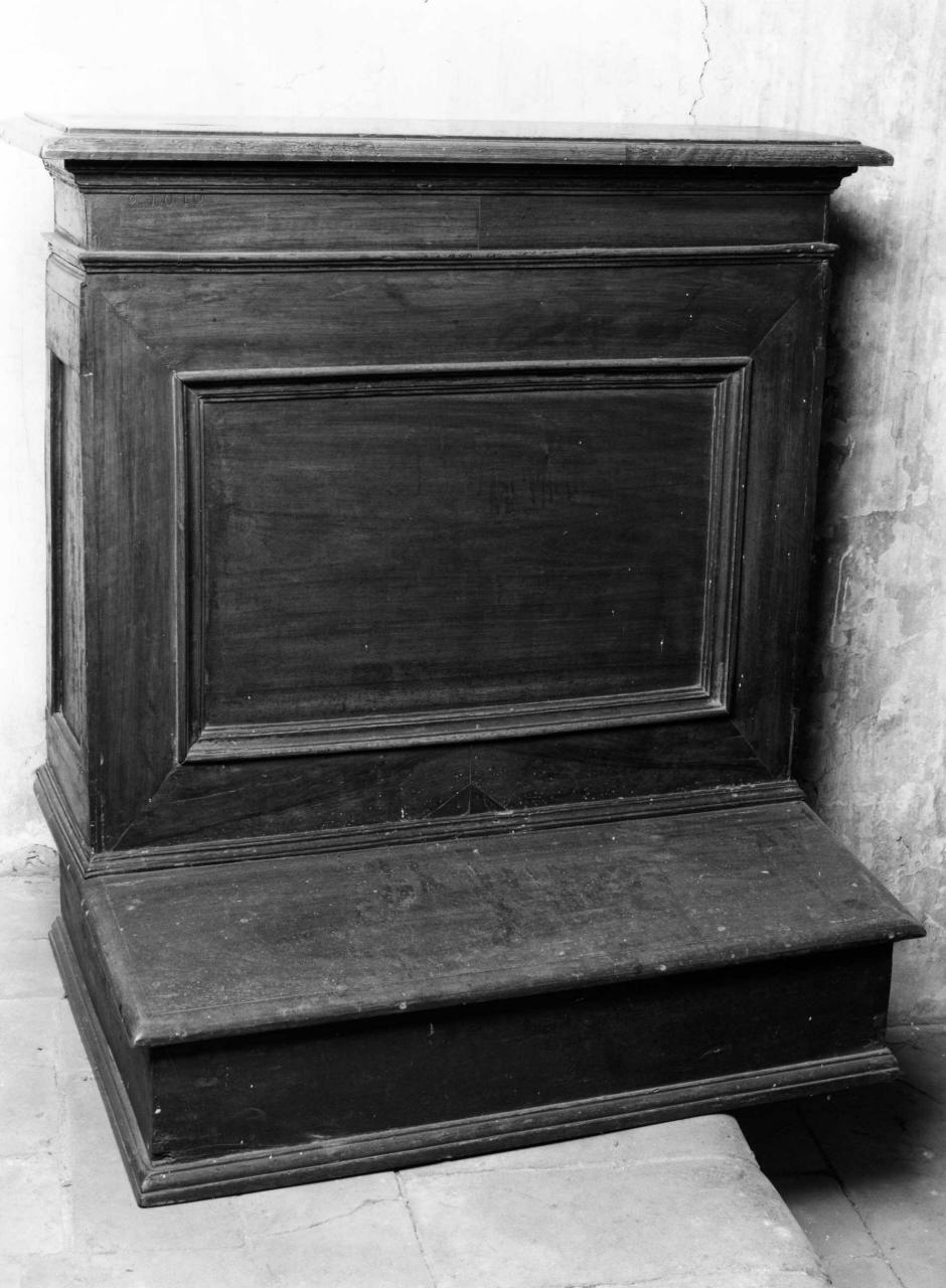 inginocchiatoio - manifattura toscana (sec. XVIII)