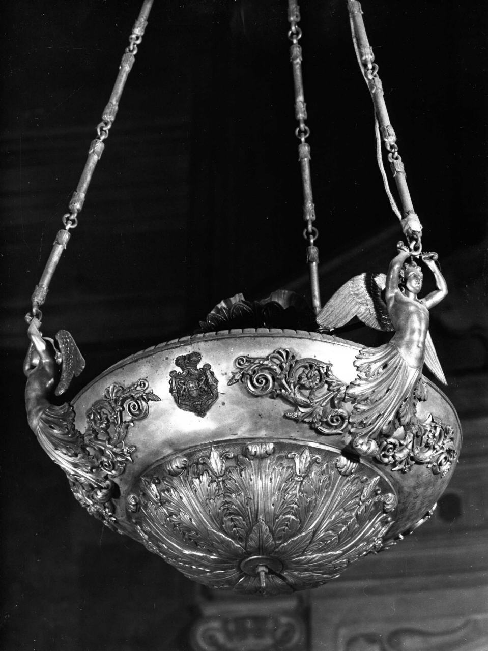 lampada pensile a vaso - bottega fiorentina (seconda metà sec. XIX)