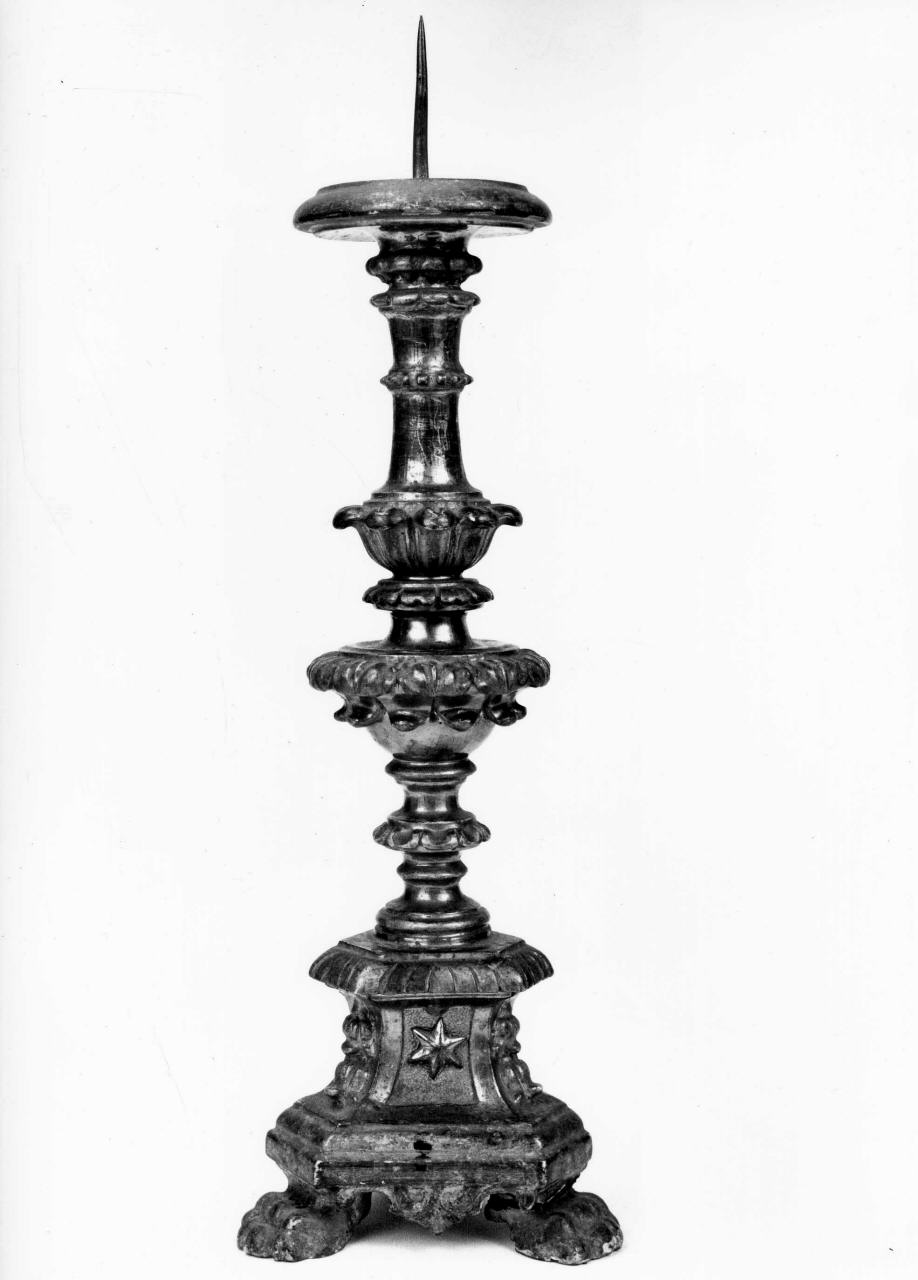 candeliere, serie - manifattura fiorentina (sec. XVIII)