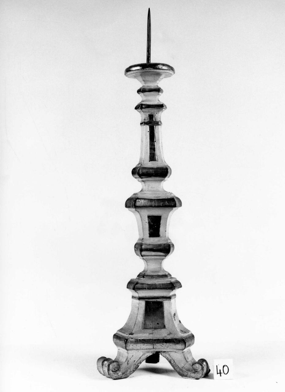 candeliere, serie - manifattura toscana (sec. XVIII)