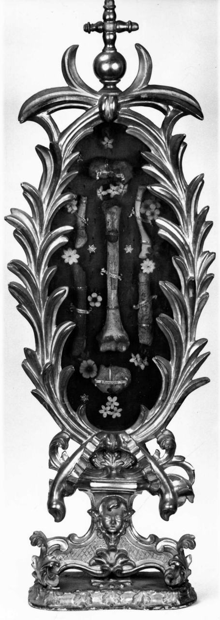 reliquiario fitomorfo, serie - produzione fiorentina (seconda metà sec. XVIII)