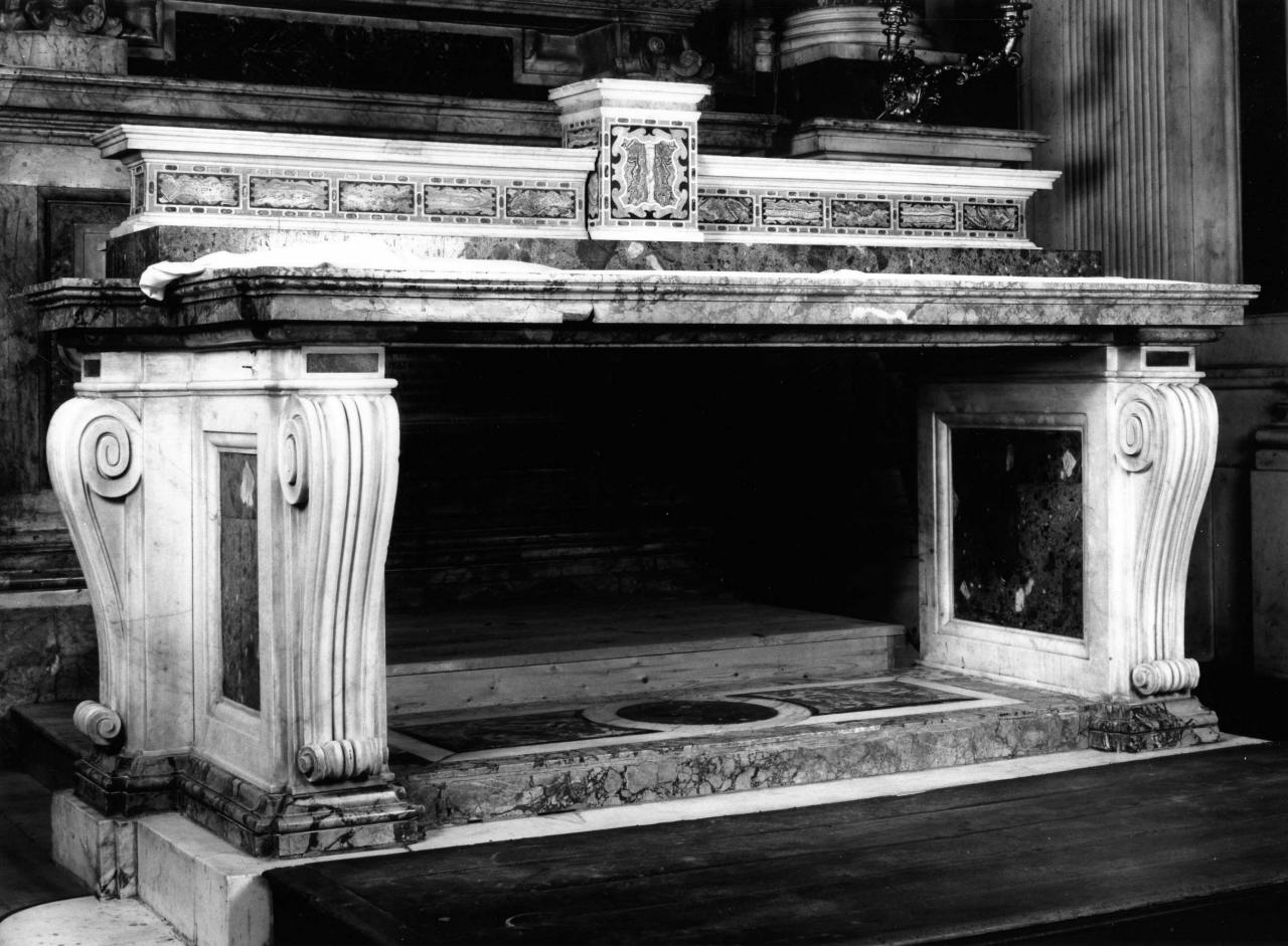 altare - a mensa di Silvani Pier Francesco, Tortoli Agnolo, Bambi Agostino (sec. XVII)