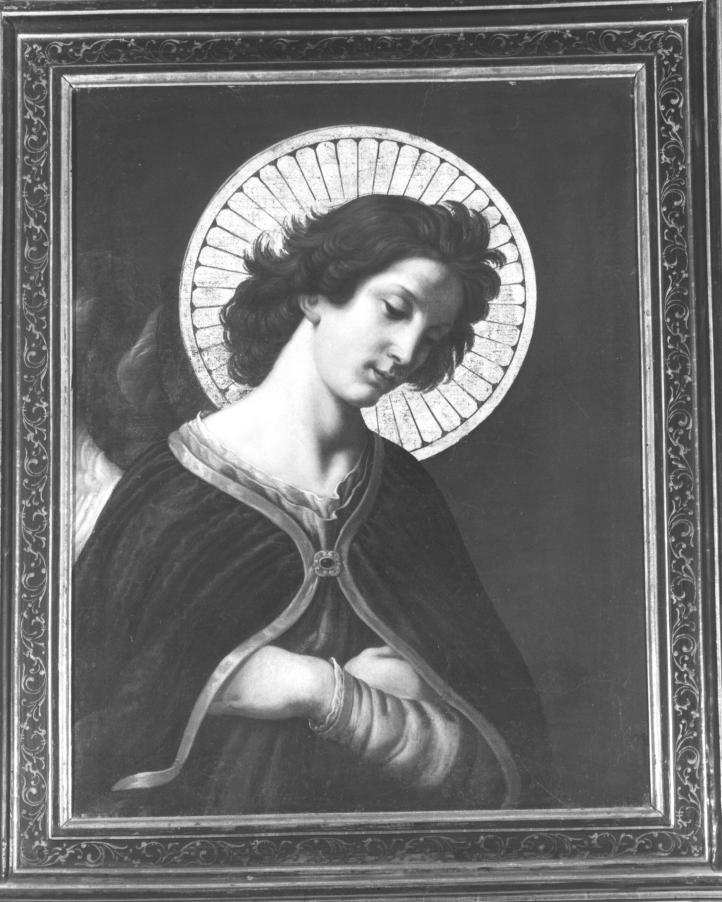 angelo annunciante (dipinto) di Stefaneschi Giovan Battista detto Eremita (attribuito) (sec. XVII)