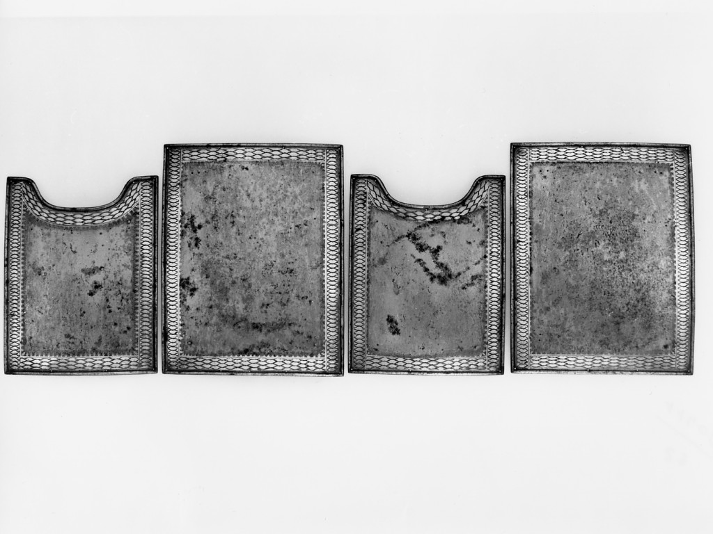 corazza a quattro specchi - chahar-a'ineh - manifattura indiana (sec. XVIII)