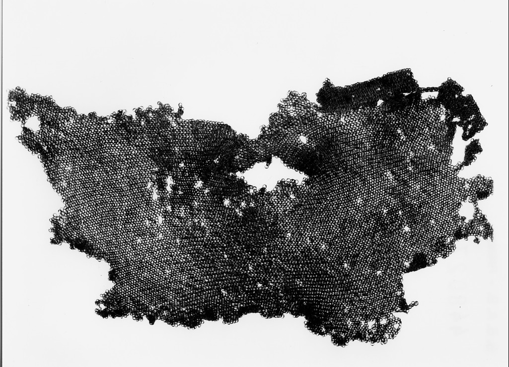 camicia - zirh, frammento - manifattura moghul (prima metà sec. XVI)