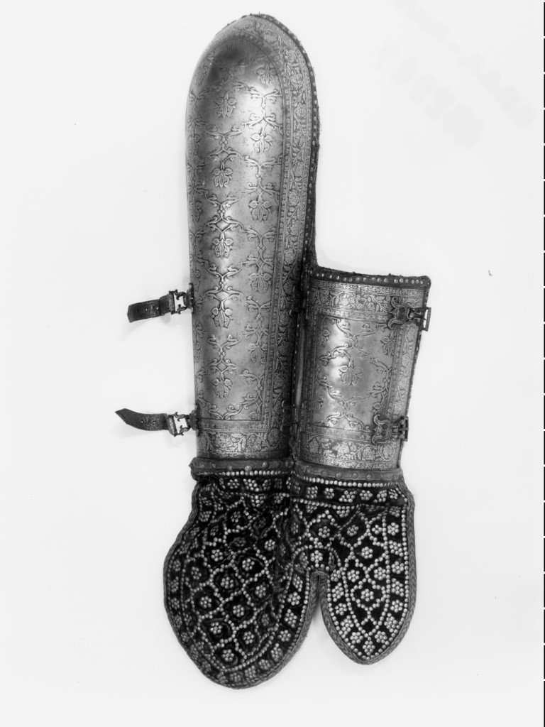 motivi decorativi geometrici e vegetali (armamento difensivo, insieme) - manifattura indiana (prima metà sec. XVIII)