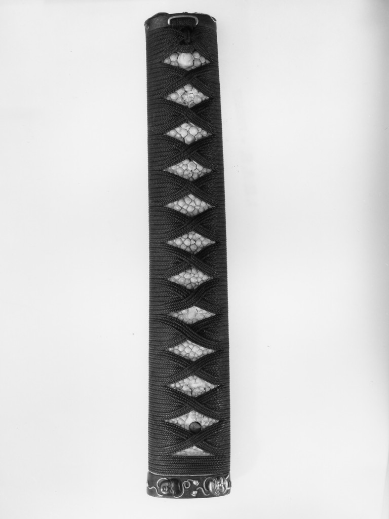 maschere teatrali, cordoni (impugnatura di sciabola - tsuka, elemento d'insieme) - manifattura giapponese (ultimo quarto sec. XVIII)