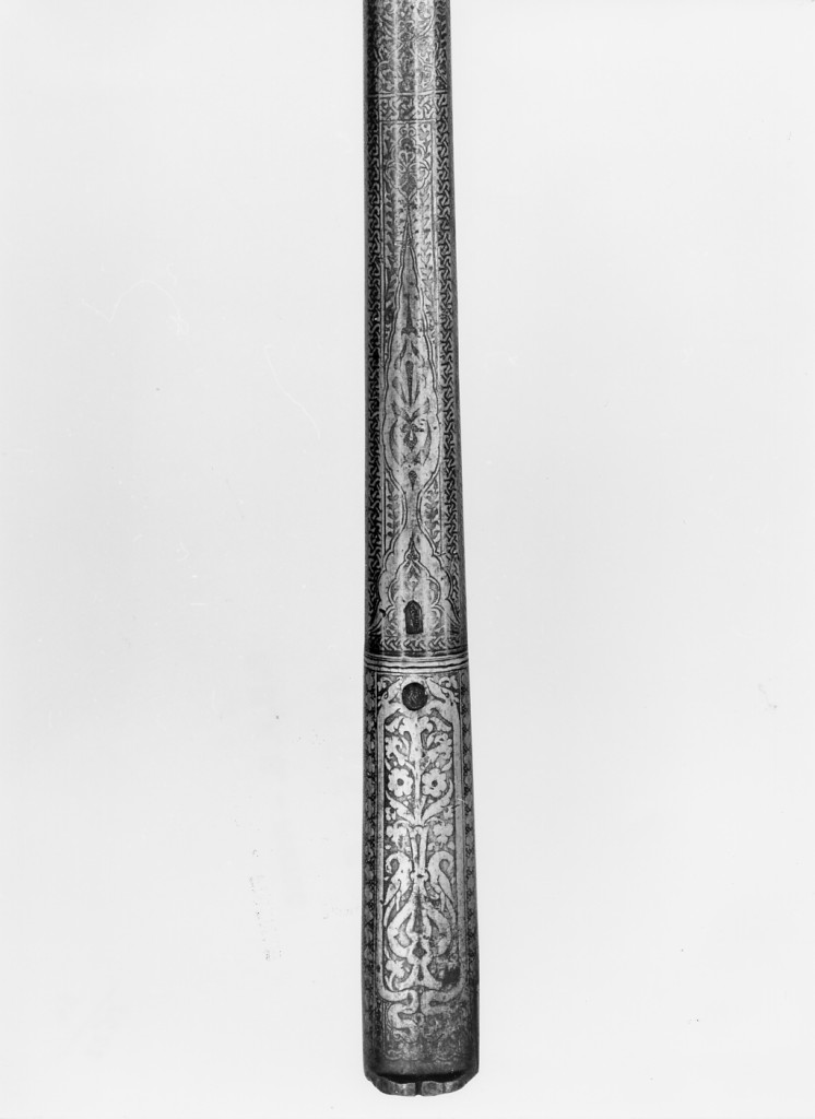 motivi decorativi vegetali con uccelli (canna di moschetto, elemento d'insieme) - manifattura ottomana (secc. XVII/ XVIII)