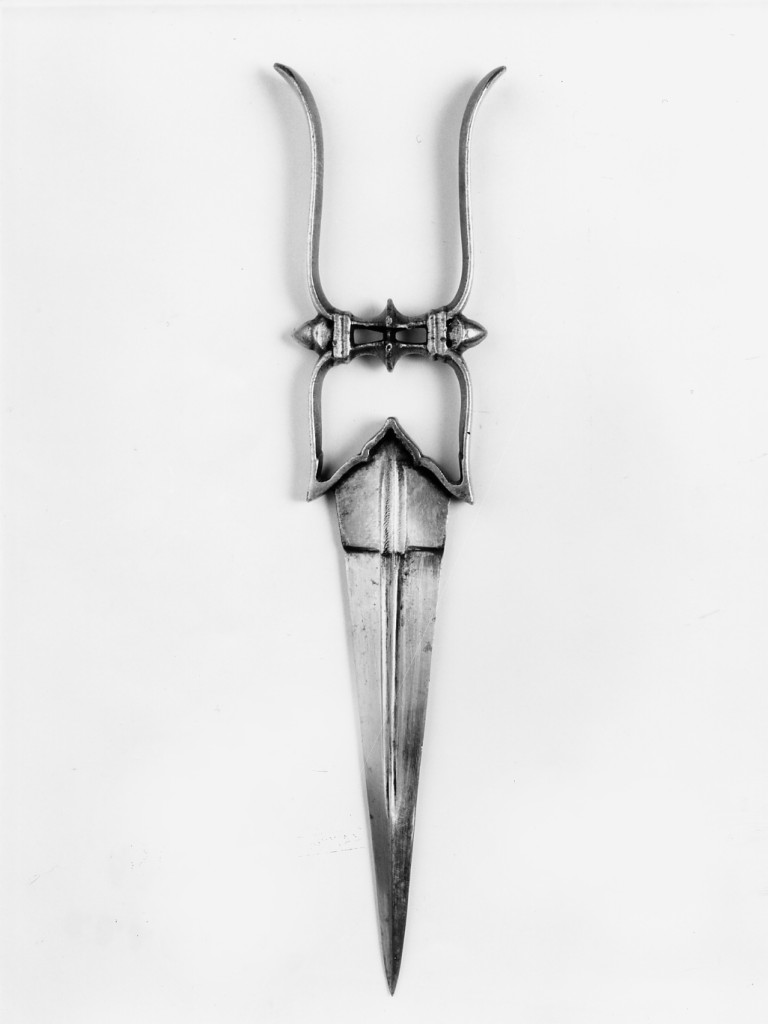 pugnale - jamadhar - manifattura moghul (secc. XVII/ XVIII)