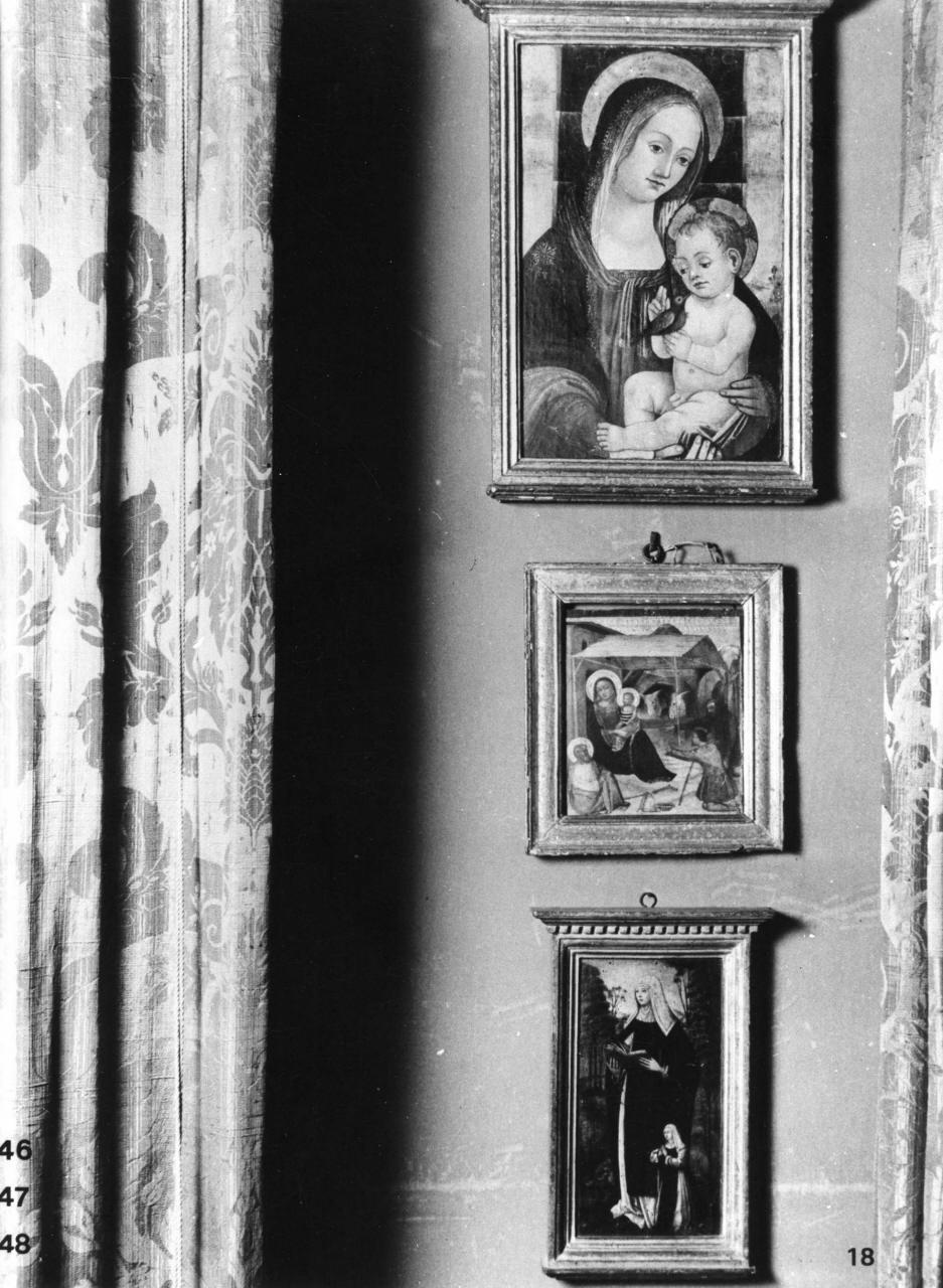 adorazione dei pastori (dipinto) - ambito fiorentino (sec. XIV)