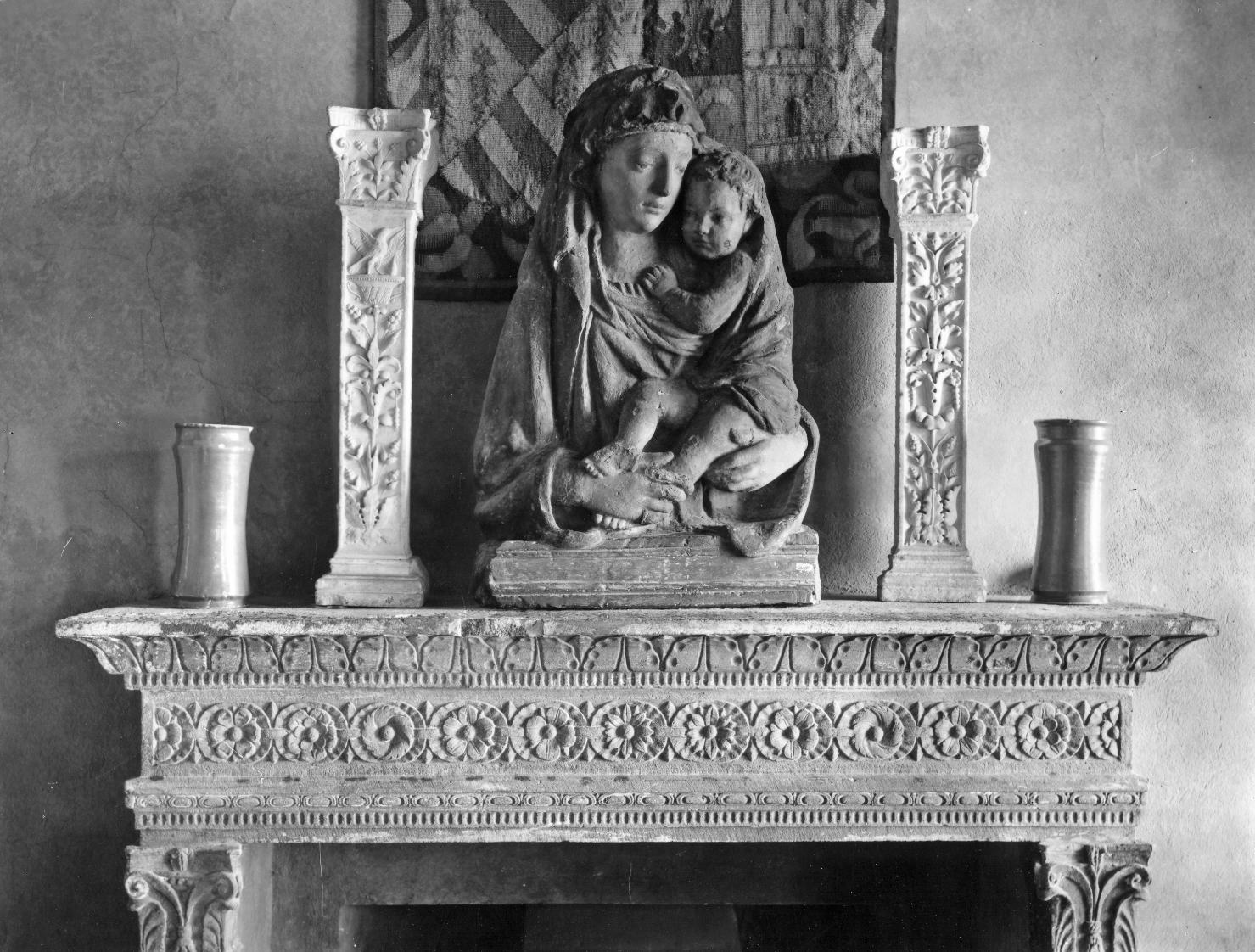 pilastrino, coppia - bottega fiorentina (sec. XVI)