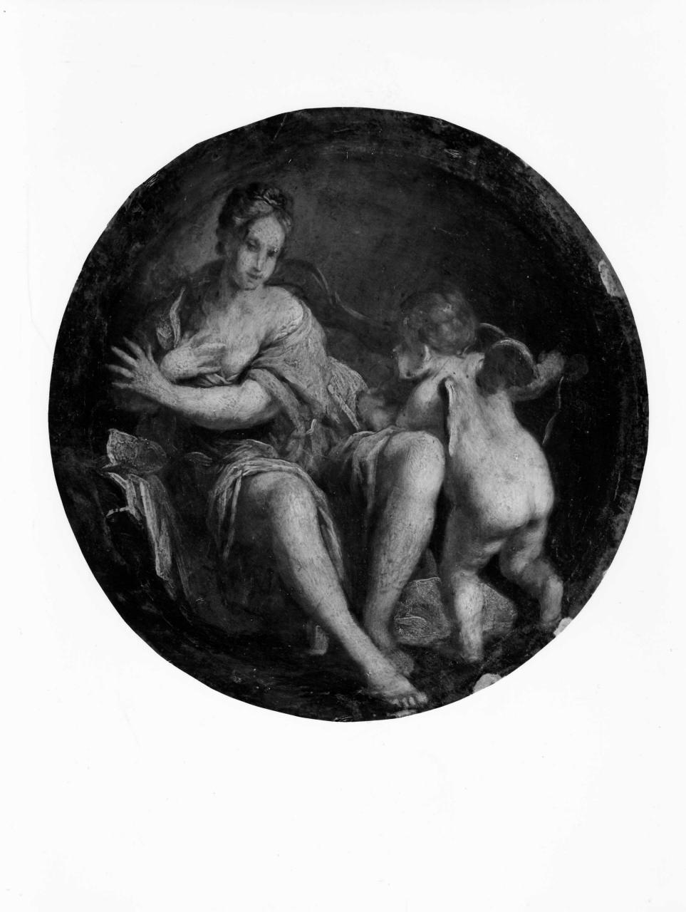 Venere e Cupido (dipinto) di Galliari Bernardino (sec. XVIII)