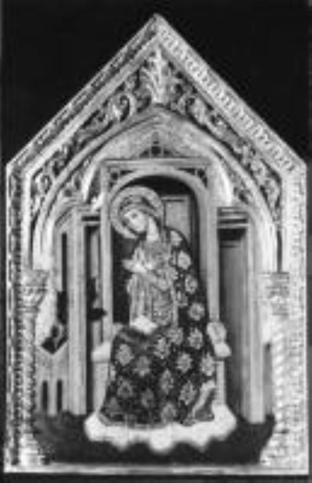Madonna annunciata (dipinto) di Catarino (sec. XIV)