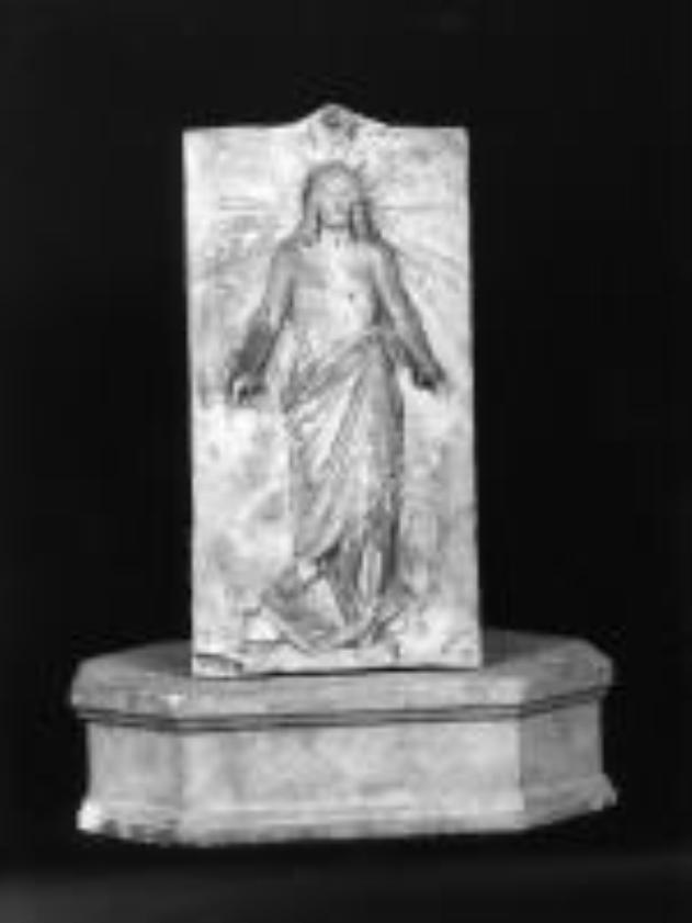 Cristo risorto (rilievo) di Duprè Amalia (sec. XIX)