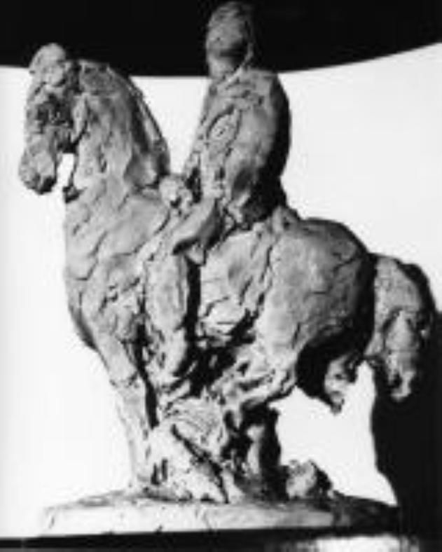 uomo a cavallo (statuetta) di Duprè Giovanni (sec. XIX)